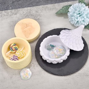 Gypsum Honey Bee Jar Silicone Molds for DIY Concrete Epoxy C
