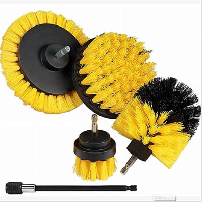 Crevice 5Piece Drill Brush Heads Electric Cleaning Brush Set