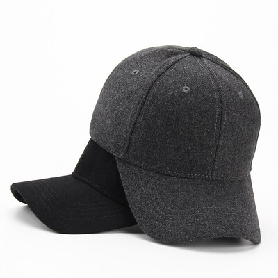 Winter Woolen Baseball Cap for Men&Women Standard & Oversize