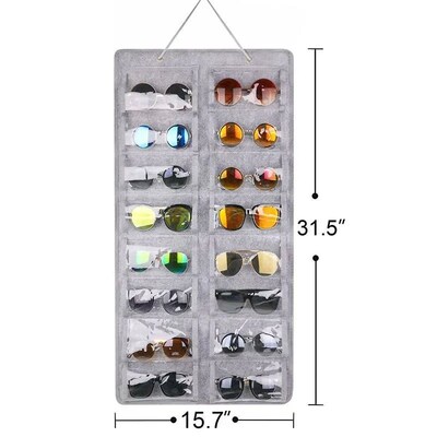 16 Slots Felt Eyeglasses Stand Holder for Sunglasses Glasses
