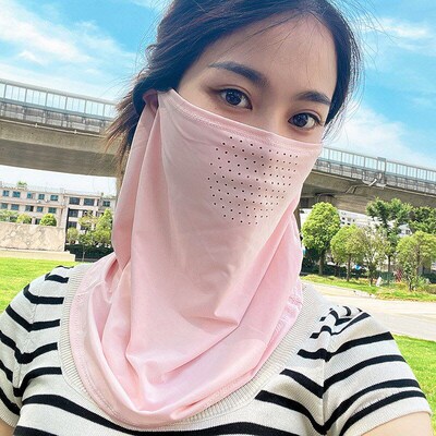 Ice Silk UV Protection Mask for Men and Women Full Face Anti