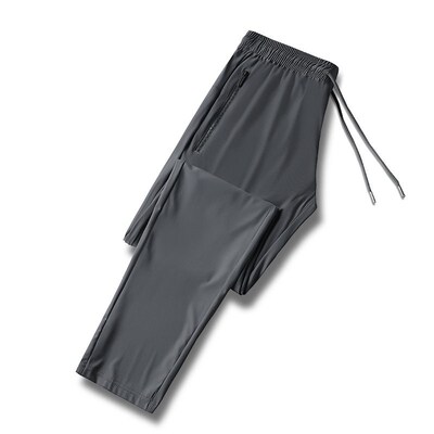 Ice Silk Pants Mens Summer Thin Mens Casual Pants Breathab