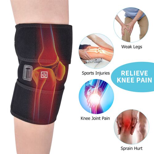 Electric Leg Heating Knee Pads Infrared Heated Therapy Hot C