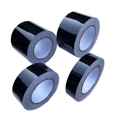 Glossy Black Vinyl Wrap Strip Tape Car Wrap Foil For Window