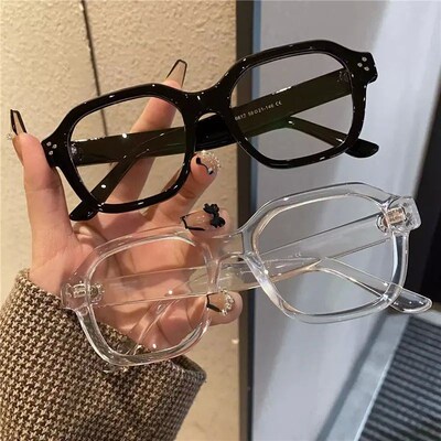 Retro Anti Blue Light Computer Glasses Frame Women Oversized