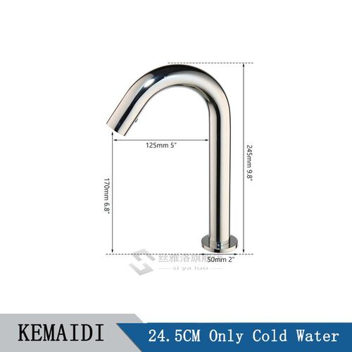 Matte Black Hand Touch Tap Automatic Inflated Sensor Faucet