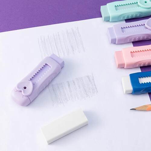 Ice Cream Push-Pull Eraser for Elementary School Students, s