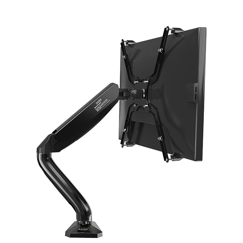 KLOC显示器支架17-27寸电脑显示屏夹屏无孔配件桌面万向升降挂架