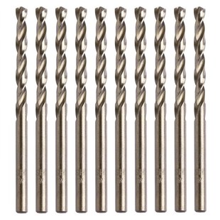 10Pcs/Set 4.5mm M35 Triangle Shank HSS-Co Cobalt Twist Drill