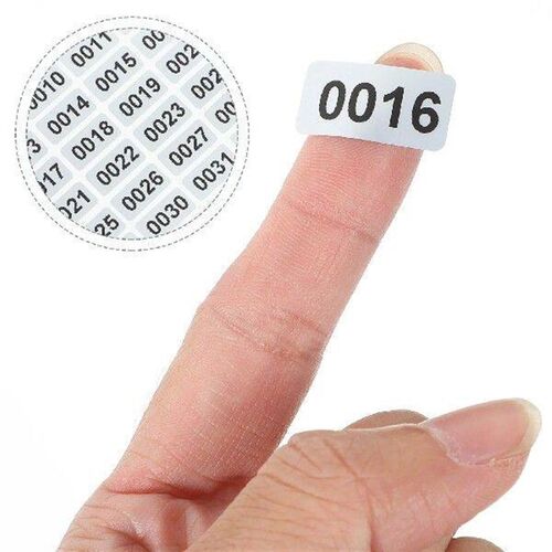 Numbered Stickers Sorting Labels Inventory Decal Sign