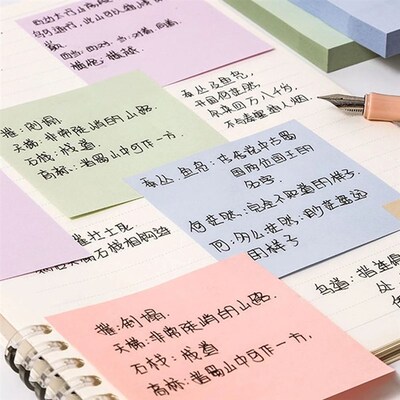 100Sheets Color Posted It Memo Sticky Notes Pads Posits Stat