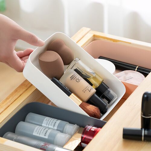 Combinable Storage Box Desktop Cosmetic Storage  Makeup Clot