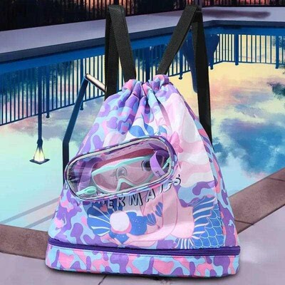 Childrens swimming bag waterproof storage bag beach bag bea