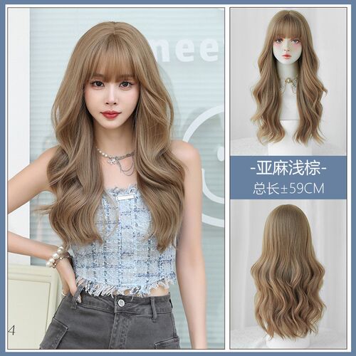 New Arrival Womens Winter Wig Long Curly Hair Big Wave Full