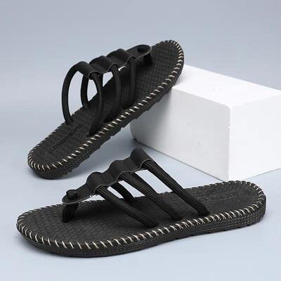 Summer Fashion Woven Shoes Plus Size Mens Outdoor Casual Sa