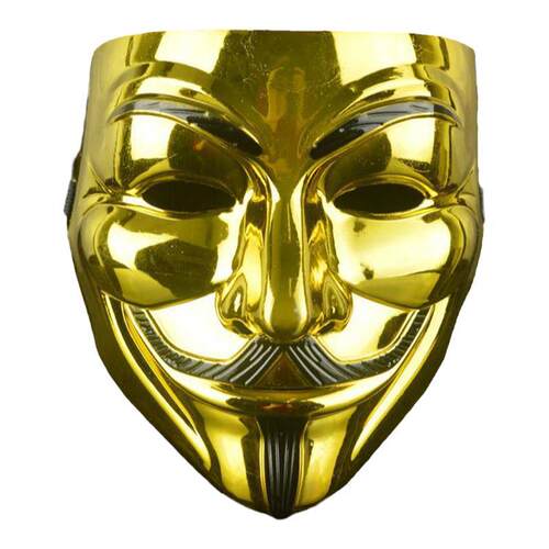 Movie Cosplay V for Vendetta Hacker Mask Anonymous Guy Fawke