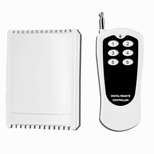 路无线遥控开关V 2V继电器学习型RF无线遥控开关接收模块控制