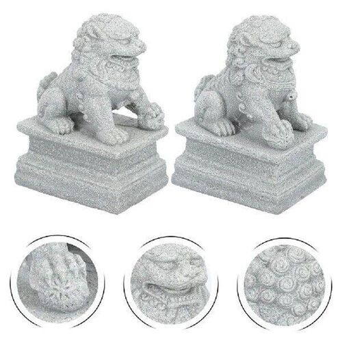 2 Pair Beishi Town House Ornament Home Decor Micro