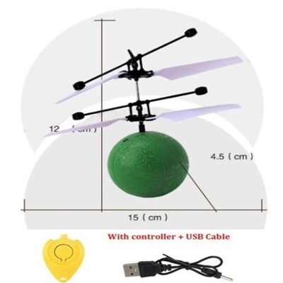 mini drone RC Helicopter Ball Magic Shinning Luminous LED Li