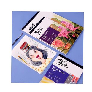 Watercolor painting book aquarelle paper montmarte art book