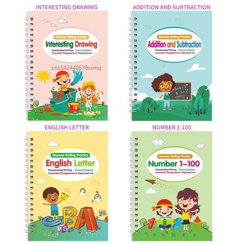Reusable Copy Book Learning English Letter Calligraphy Book
