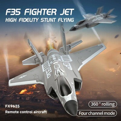 F35 Fighter Jet RC Plane FX9635 4CH Remote Control Airplane