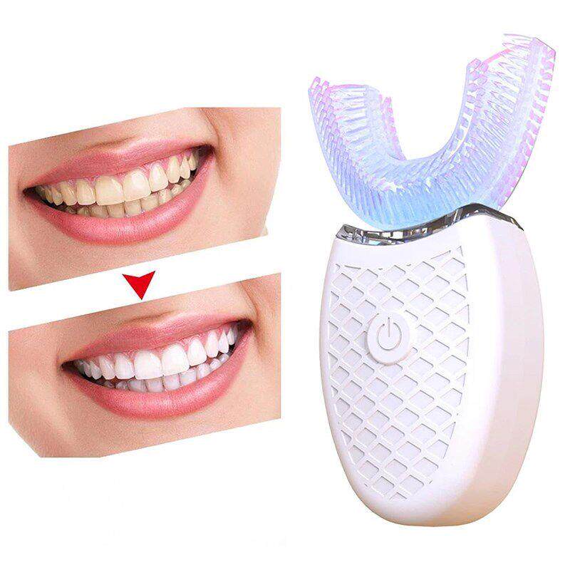 U-Type Toothbrush 360 Intelligent Silicon Head Electric