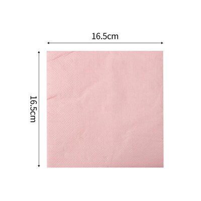 Solid Color Paper Napkins Party 纯色彩色生日婚礼派对餐巾纸巾