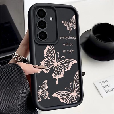 Butterfly Case For Samsung Galaxy S25 S24 S23 S22 Ultra S21