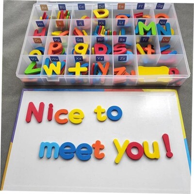 Magnetic Letters 10/26 Pcs Uppercase Lowercase Foam Alphabet