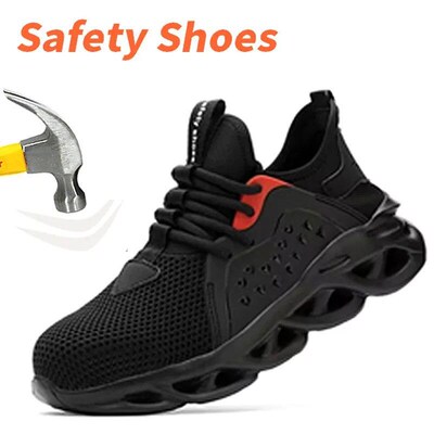 Safety shoes Smash men stab resistant breathable working lig
