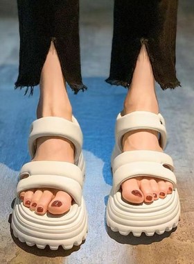 2023 Summer Solid EVA Womens Sandals Fashion Soft Sole Spor