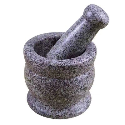 2024 stone  creative grinder stone pestle and mortar grain