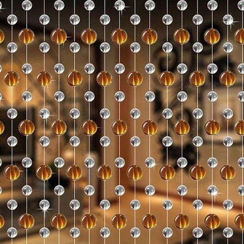 5m / Indoor decorative crystal glass bead curtain, wedding s