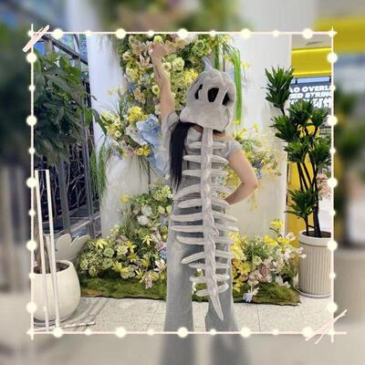 Hot Dinosaur Skeleton Cos Props Children Adult Cute Wearable