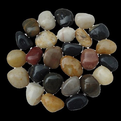 斤鹅卵石铺路铺地庭院花园艺造景观装饰天然大小鹅软石头雨花石