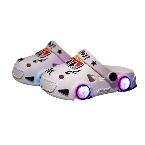 2024 Summer Children Slippers LED Lighted Boys Girls Hole Sh