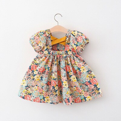 Toddler Baby Girls Clothes Summer Short Sleeve Floral Prince