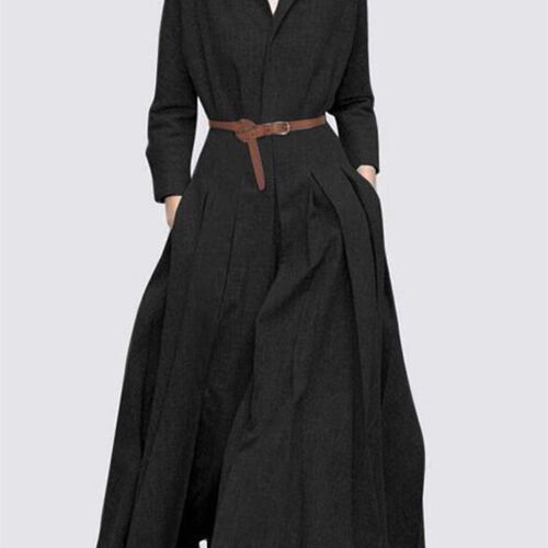 New  Spring Summer Womens Long Skirt Fashion Long Sleeve