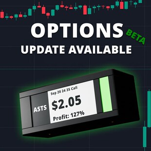 TICKRMETER E-Ink Stock Ticker 电子墨水屏 桌面股票显示器