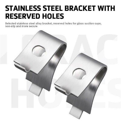 50 Pcs Partition Bracket Replacement Shelf Square Buckles