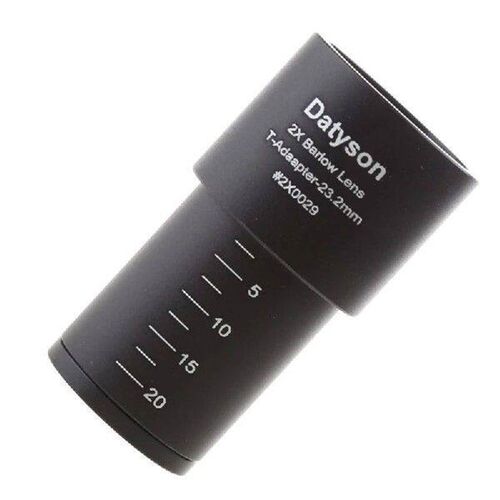 Microscope 2X Barlow Lens for 23.2mm Mount Port Biological
