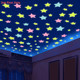 Dark Fluor Stars Luminous Stickers Wall The Glow 50pcs