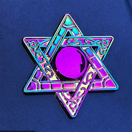 Metal Rainbow Fidget Spinner Colorful EDC Hand Spinner