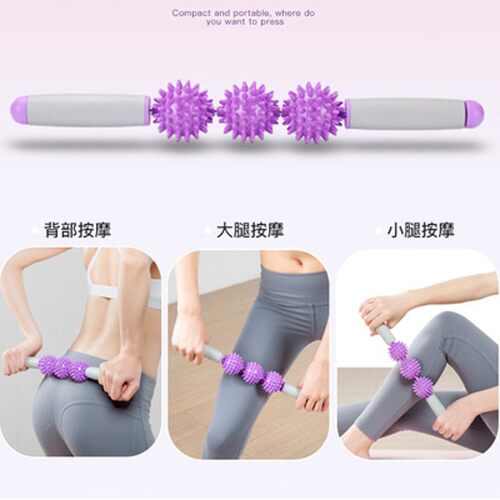 Yoga column Foam shaft muscles relax roller mace massage 45