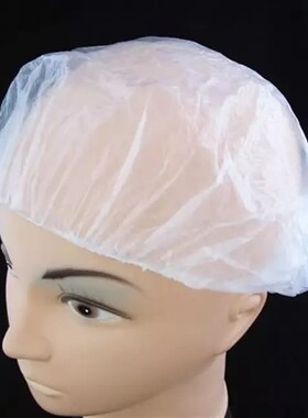 100pcs Disposable Shower Caps Hat Clear Bathing Shower Cap