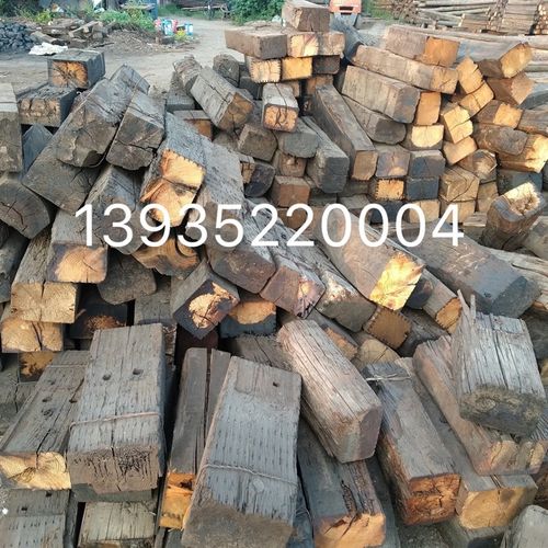 铁路旧枕木 油浸防腐枕木 圆林造景 垫设备机械 吊车支腿 防腐