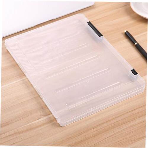 2023 Portable plastic folder A4 file storage box sorting