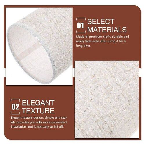 Table Lamp Pendant Shade Elegant Texture Lampshade Desk for
