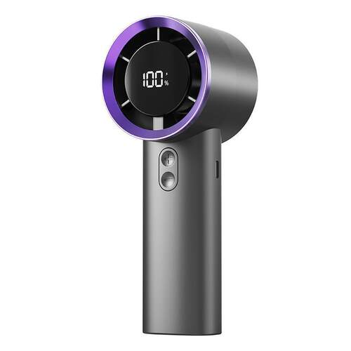 2025 new mini handheld turbine hand fan intelligent digital